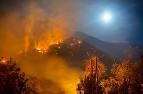 Declaran alerta roja en San José de Maipo por incendio forestal en ladera de cerro