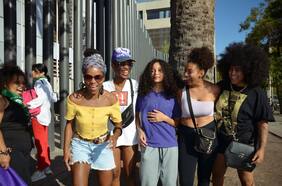 8M: Imágenes de una marcha por el Día Internacional de la Mujer