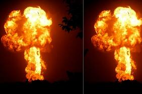 Registran impactante erupción de volcán de lodo en Colombia