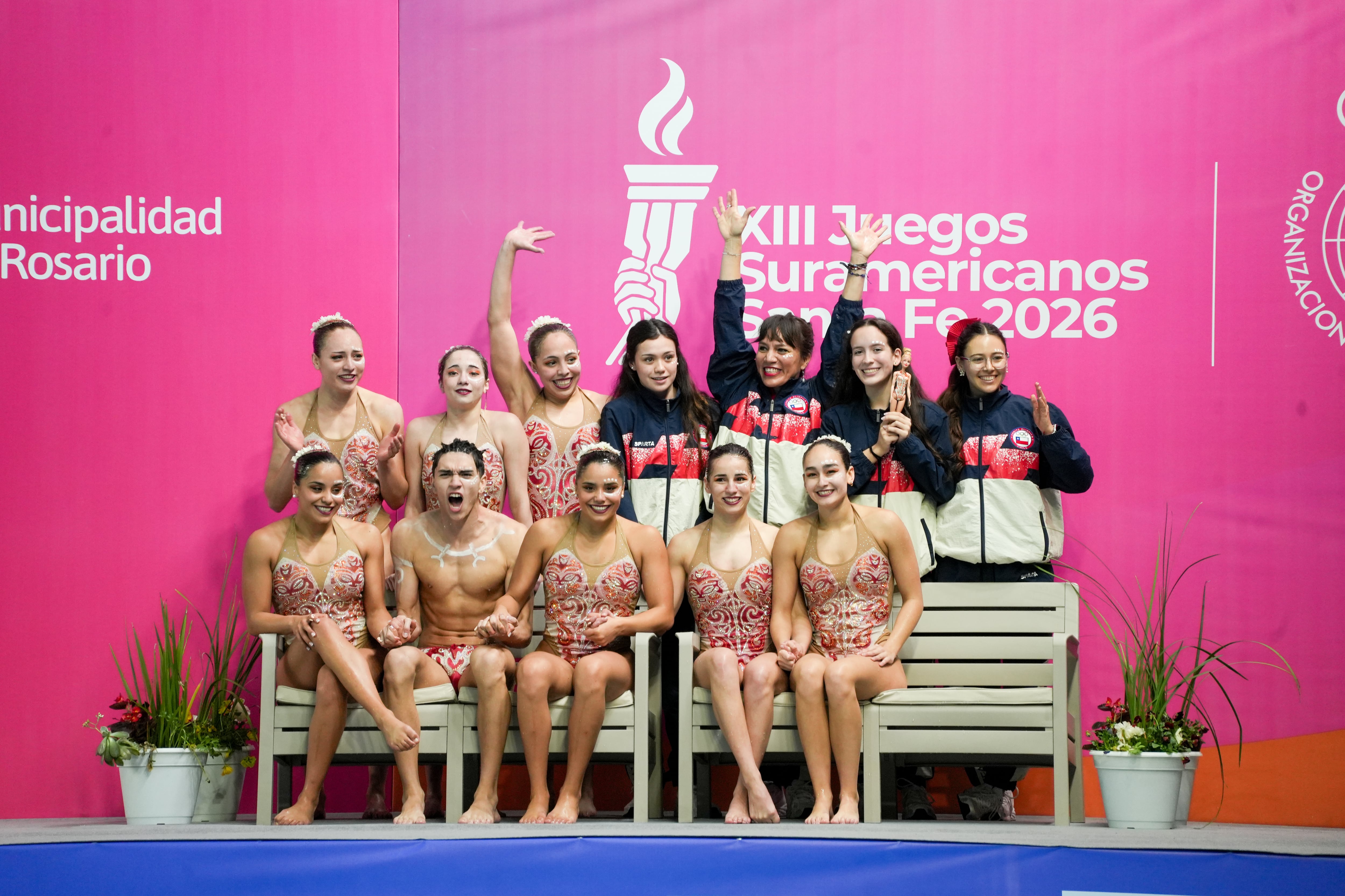 El Team Chile se apodera de la natación artística y obtiene todas las medallas de oro de los Juegos Suramericanos