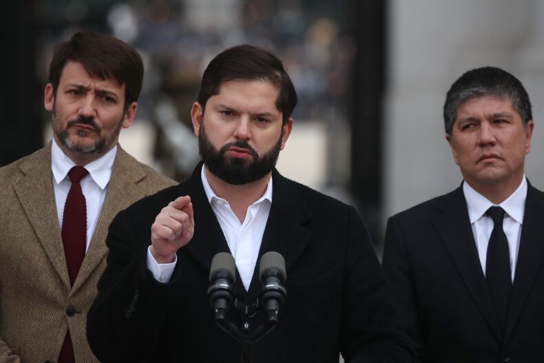 Presidente realiza punto de prensa en el Palacio de la Moneda 07/08/2024