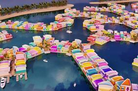 Islas Maldivas está construyendo una ciudad flotante para afrontar el aumento del nivel del mar