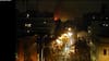 Voraz incendio en Santiago centro provoca derrumbe: hay personas atrapadas