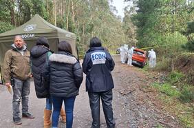 Encuentran cadáver de hombre adulto en Hualpén: estaba al interior de un vehículo abandonado