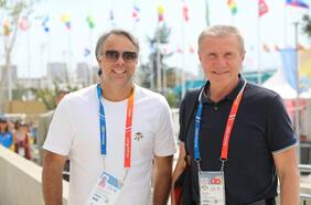 Los detalles del histórico encuentro entre Fernando González y Sergey Bubka en Santiago 2023