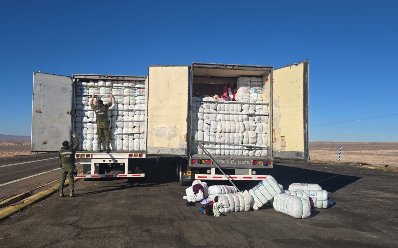 Carabineros incauta cargamento de 1,3 millones de cajetillas de cigarros de contrabando en el norte