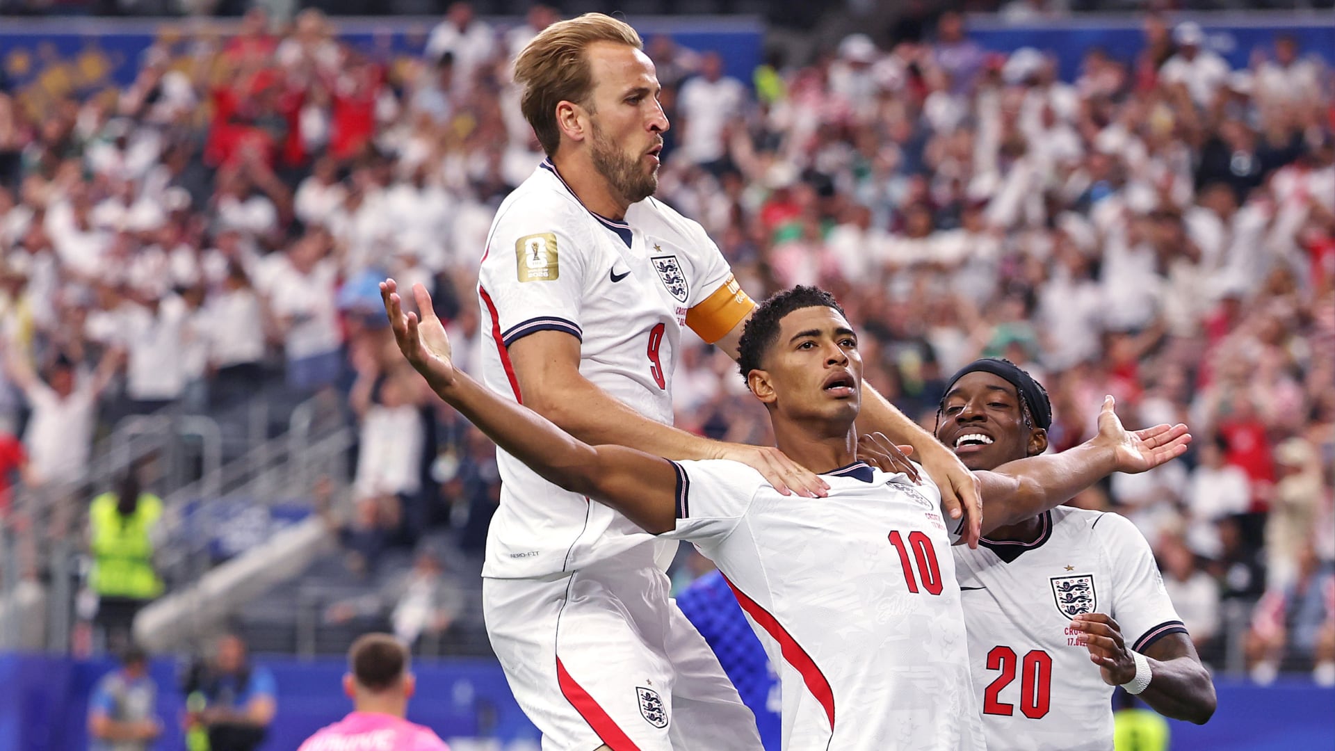 El mejor partido del Mundial: Inglaterra supera a Croacia con la fortaleza de Kane y Bellingham en Dallas