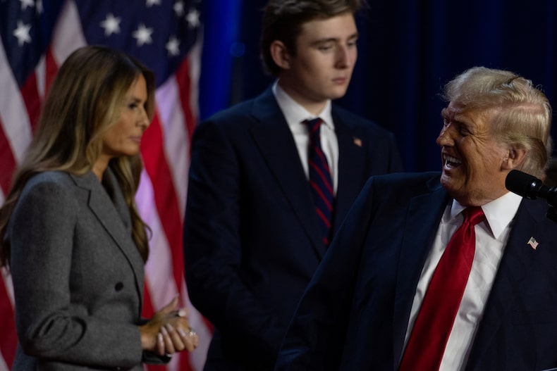 Trump in his speech in Florida