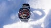 Ardilla Álvarez probó el Galaxy Watch Ultra2 en un salto a 300 km/h sobre Valle Nevado