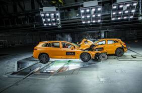 Mercedes-Benz radiografía el primer test de choque con Rayos X