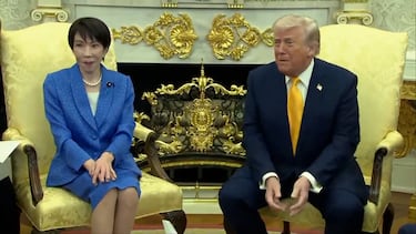 El incómodo momento en que Trump bromeó con Pearl Harbor frente a la primera ministra de Japón
