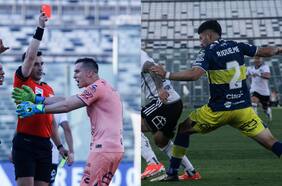 Everton se queda con 9: revisa las expulsiones de Ignacio González y Cristián Riquelme ante Colo Colo