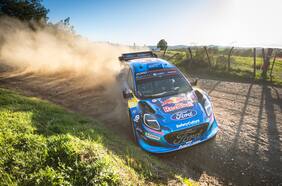 Quiere retener la corona: Ott Tänak queda líder tras una accidentada jornada del WRC Chile