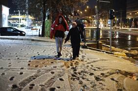 Galería | Las postales que ha dejado la nevazón en el sector oriente de Santiago