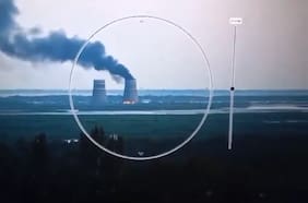 Se produce un incendio en la central nuclear de Zaporiyia en Ucrania