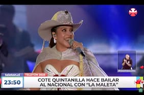 Despierta “El Monstruo” de la Teletón: público en el Estadio Nacional pide que María José Quintanilla vaya al Festival de Viña