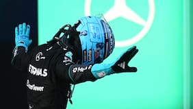 Con un choque de Colapinto a su compañero: Russell se impone en el GP de Azerbaiyán y le mete presión a Antonelli