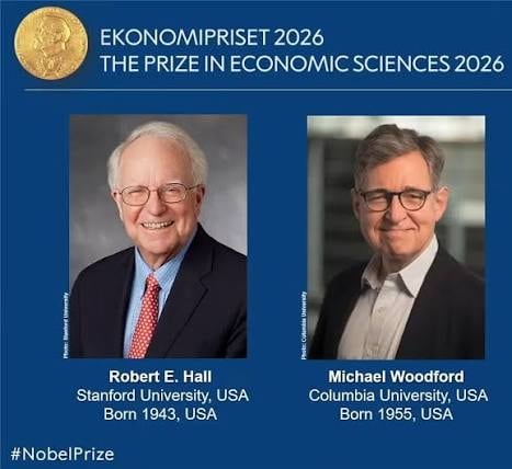 Robert Hall y Michael Woodford de EE.UU. obtienen el Premio Nobel de Economía