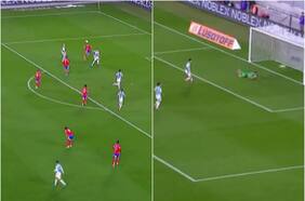 El palo de Matías Catalán para la Roja que salva al Dibu Martínez en Argentina