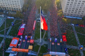 En vivo: 33 mil personas disfrutan de la fiesta del Maratón de Santiago