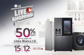 Hasta 55% de descuento: LG Electronics sorprende con Live Shopping