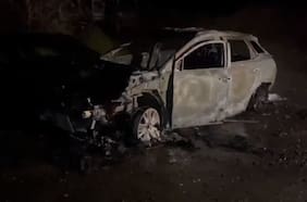 Disparan contra carabineros y queman auto robado en ruta de La Araucanía