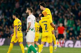 El Betis cae en el final ante el Barcelona: Manuel Pellegrini vuelve a perder ante su peor enemigo