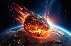 Así era el meteorito 200 veces más grande que el que extinguió a los dinosaurios y que provocó un tsunami devastador