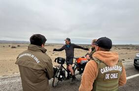 Encuentran con vida a ciclista extraviado en Copiapó: pasó la noche refugiado en ducto de agua