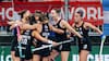 El homenaje de la selección argentina de hockey a un emocionado Cachito Vigil tras su tercer título mundial