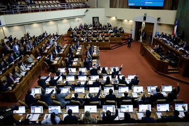 Valparaíso. Vista general de sesión de la Cámara de Diputados. Imagen de archivo.