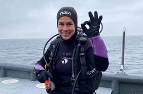 Ministra de Medio Ambiente se sumerge en archipiélago de Humboldt para promover su protección