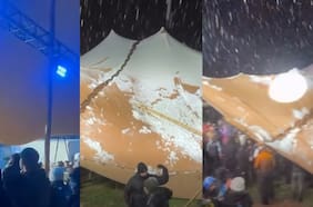 Sistema frontal en Ñuble: carpa de festival montañero en el Valle Las Trancas se derrumba sobre sus asistentes