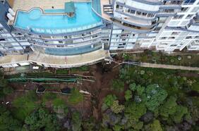 Investigan intervenciones de terceros en sobrecarga de colector que ocasionó socavón en edificio Euromarina II en Reñaca