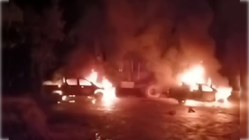 Nuevo ataque incendiario en La Araucanía deja cuatro máquinas forestales incendiadas