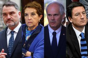 El choque de trenes que viene en la derecha