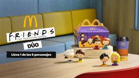 Friends regresa en formato coleccionable a restaurantes McDonald’s en Chile