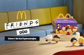 Friends regresa en formato coleccionable a restaurantes McDonald’s en Chile