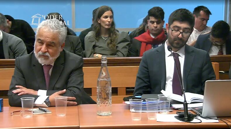 Luis Hermosilla en el Centro de Justicia