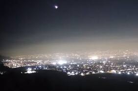 ¿Lo viste?: meteoro atravesó el cielo de Santiago