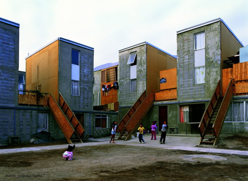 Viviendas sociales, de Alejandro Aravena, en Iquique.
