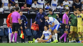 El reclamo de Justo Giani por el planchazo que recibió en la caída de la UC ante Boca: “Es roja; se define por detalles”