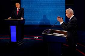 Sin público ni notas escritas y con micrófonos silenciados para no interrumpir: las claves del inédito debate televisivo de Biden y Trump