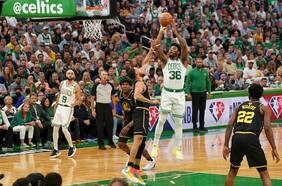 El trío dorado de Boston acelera en casa y pone la serie 2-1 sobre Warriors en la final de la NBA