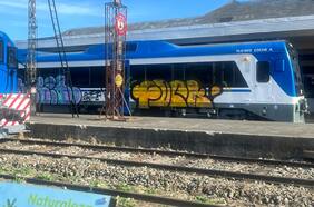 No alcanzó a iniciar sus operaciones: vandalizan tren que realizará servicio Llanquihue-Puerto Montt