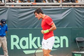 Con el ímpetu de la Copa Davis presente: Garin supera el debut en el Córdoba Open