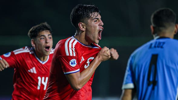 La Roja Sub 17 logra un agónico empate con Uruguay en su debut en el Sudamericano