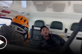 Así se registró el rescate de las personas que estuvieron seis días extraviadas en el Cajón del Maipo