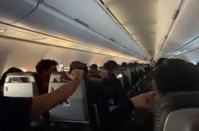 Cinco minutos de terror y rezos: la turbulenta llegada de la Roja a Uruguay