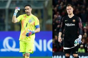 El inesperado encuentro de Claudio Bravo con Marc-André ter Stegen en la Champions League